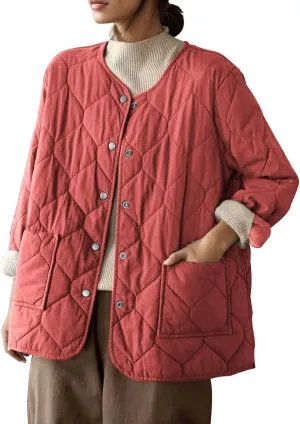 2023 Women's Lightweight Down Coat Long Sleeve Zip Packable Short Puffer Jackets Trendy Casual Windproof Winter Outerwear