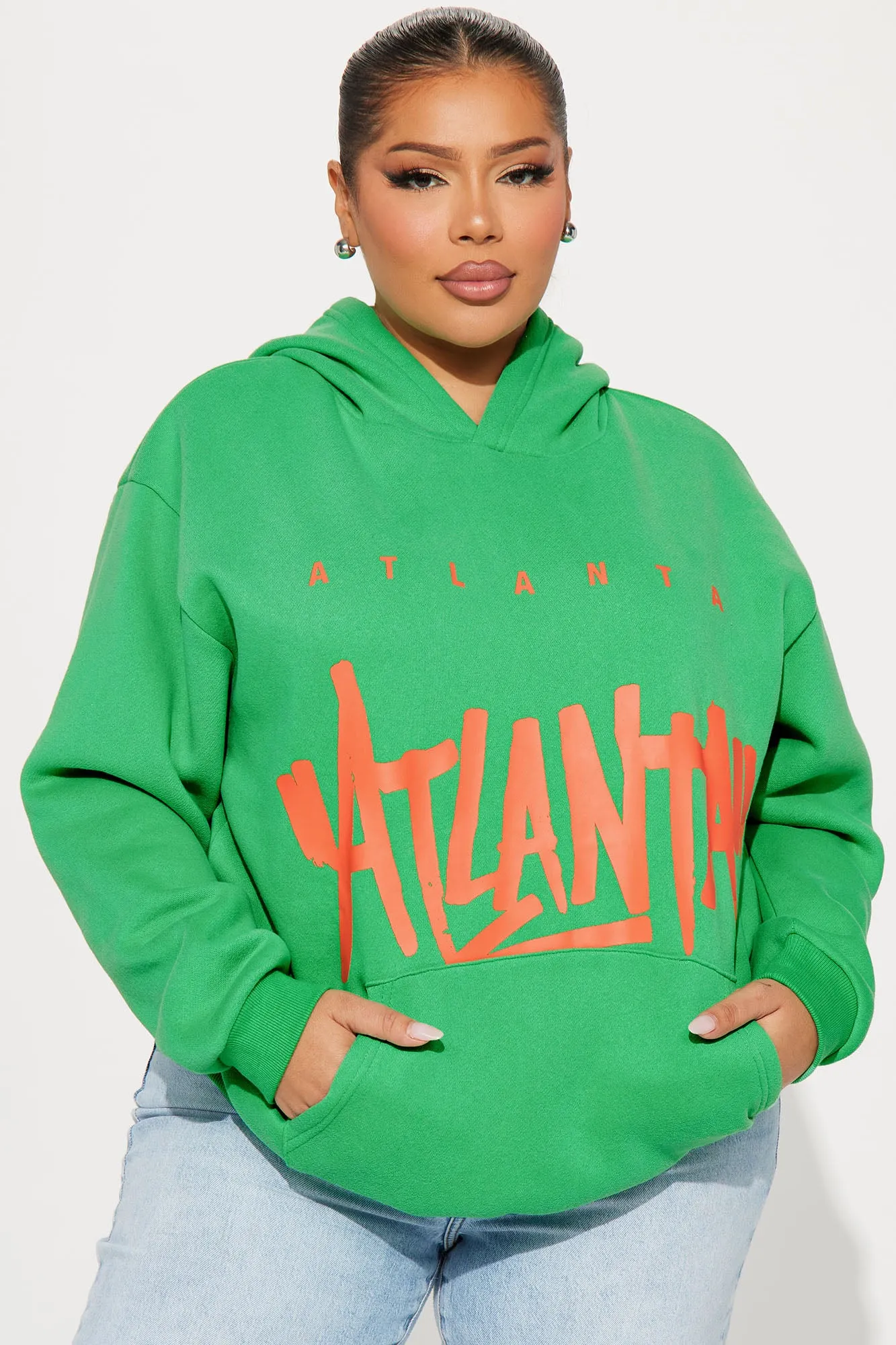 Atlanta Vibe Graphic Hoodie - Green