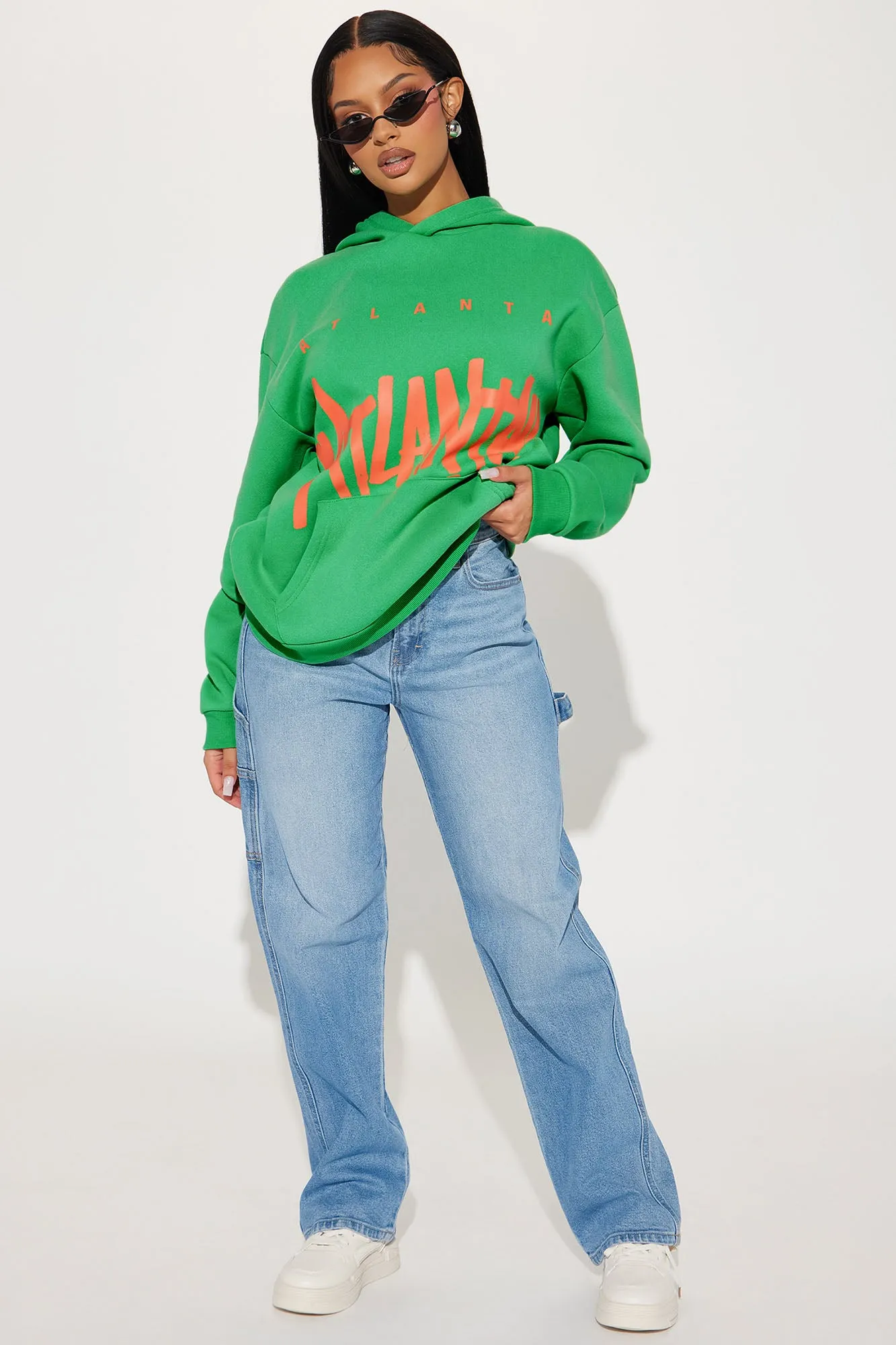 Atlanta Vibe Graphic Hoodie - Green