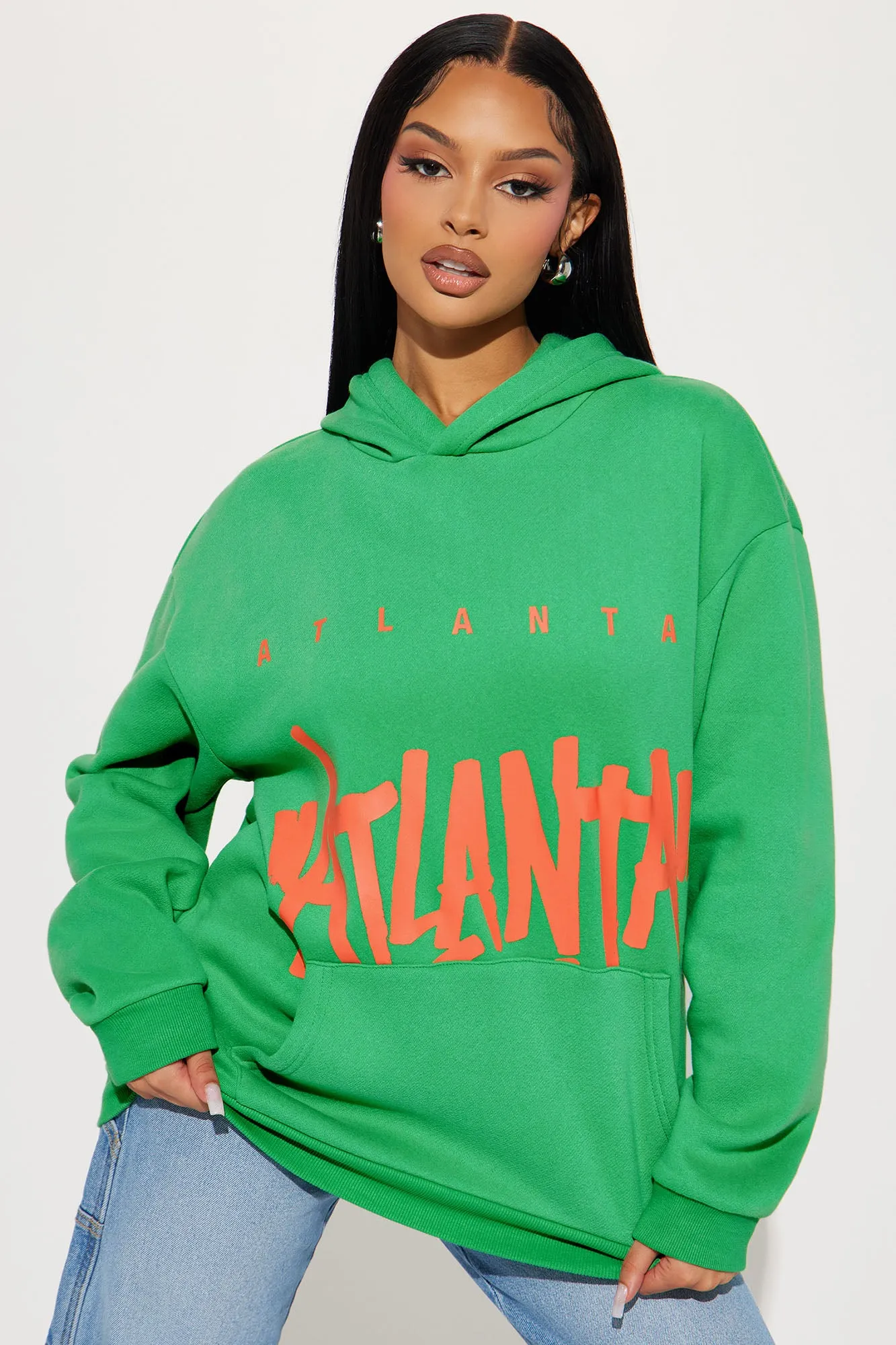 Atlanta Vibe Graphic Hoodie - Green