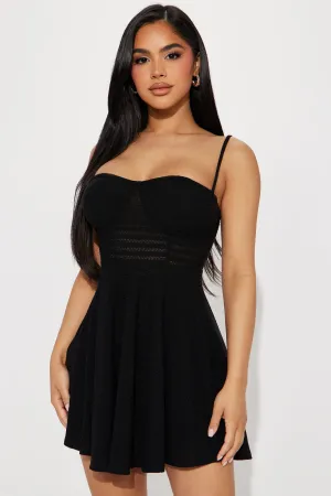 Babe Supply Mini Dress - Black