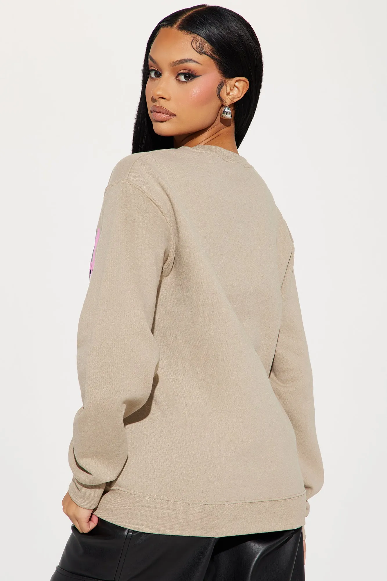 Beauty In All Places Sweatshirt - Taupe