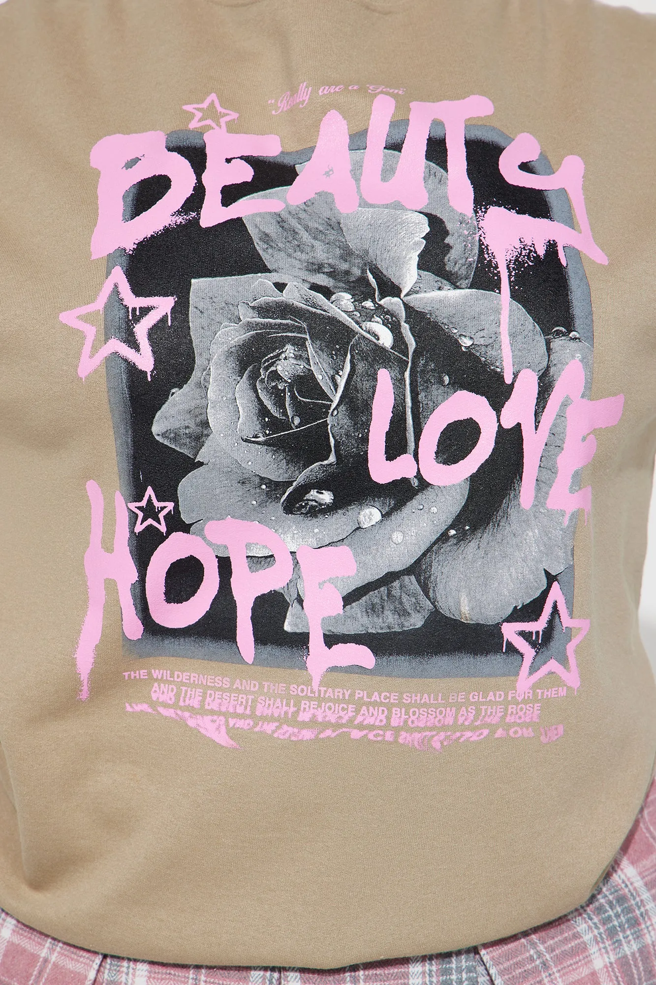 Beauty In All Places Sweatshirt - Taupe