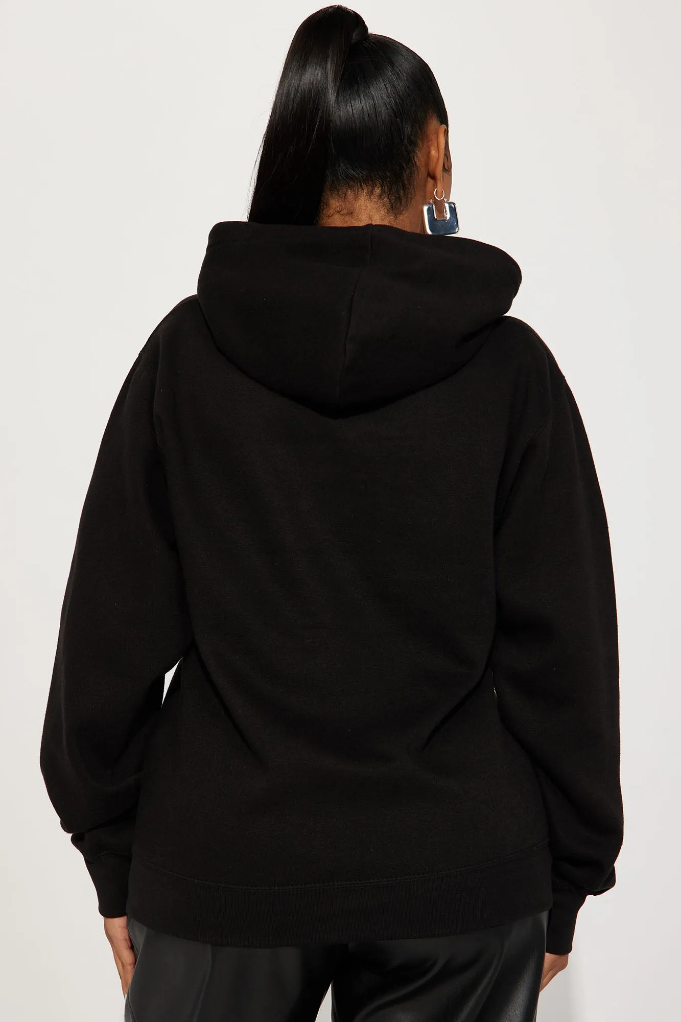 Beware Of Love Hoodie - Black