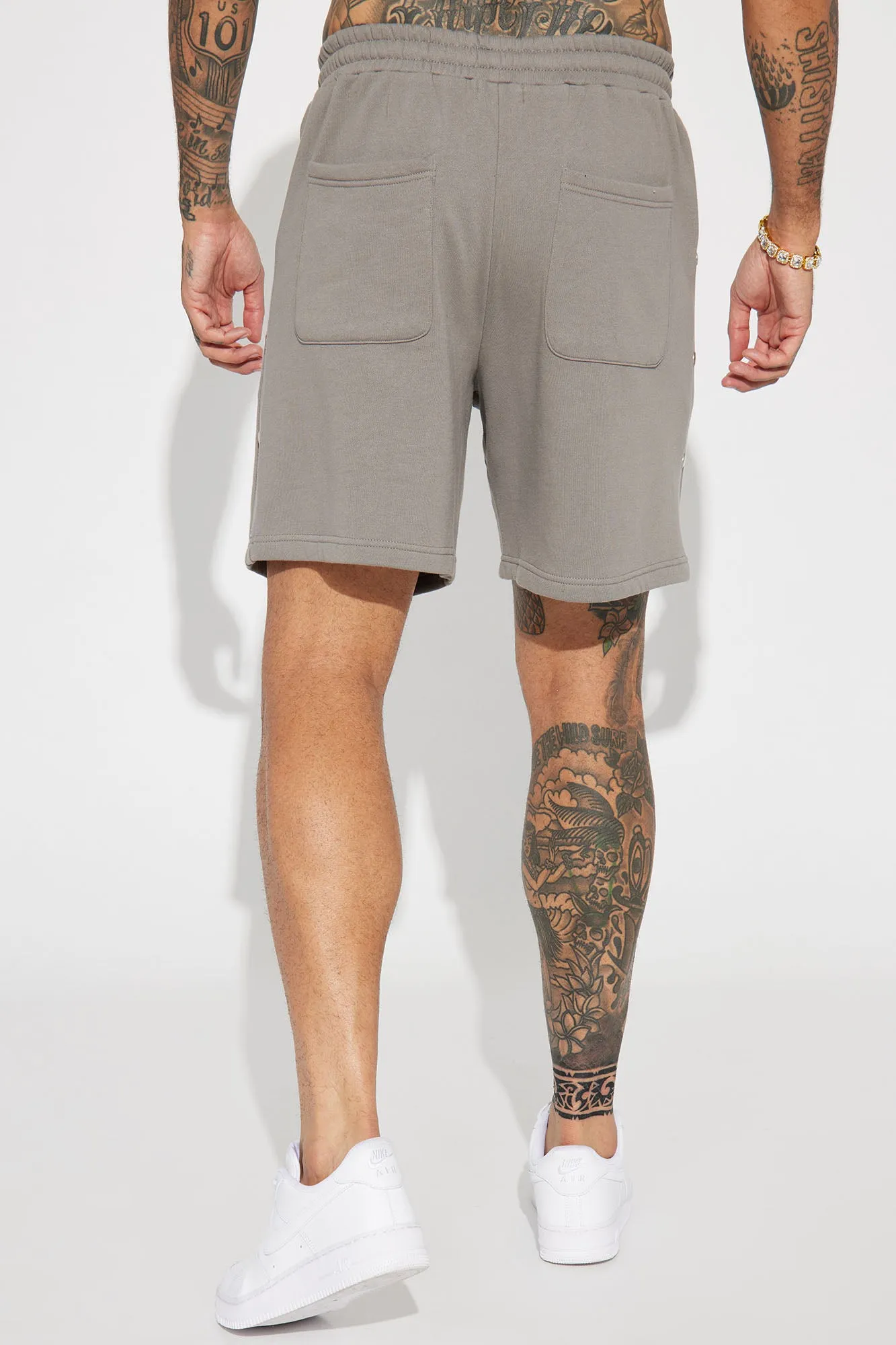 Blaze Up Relaxed Short - Grey