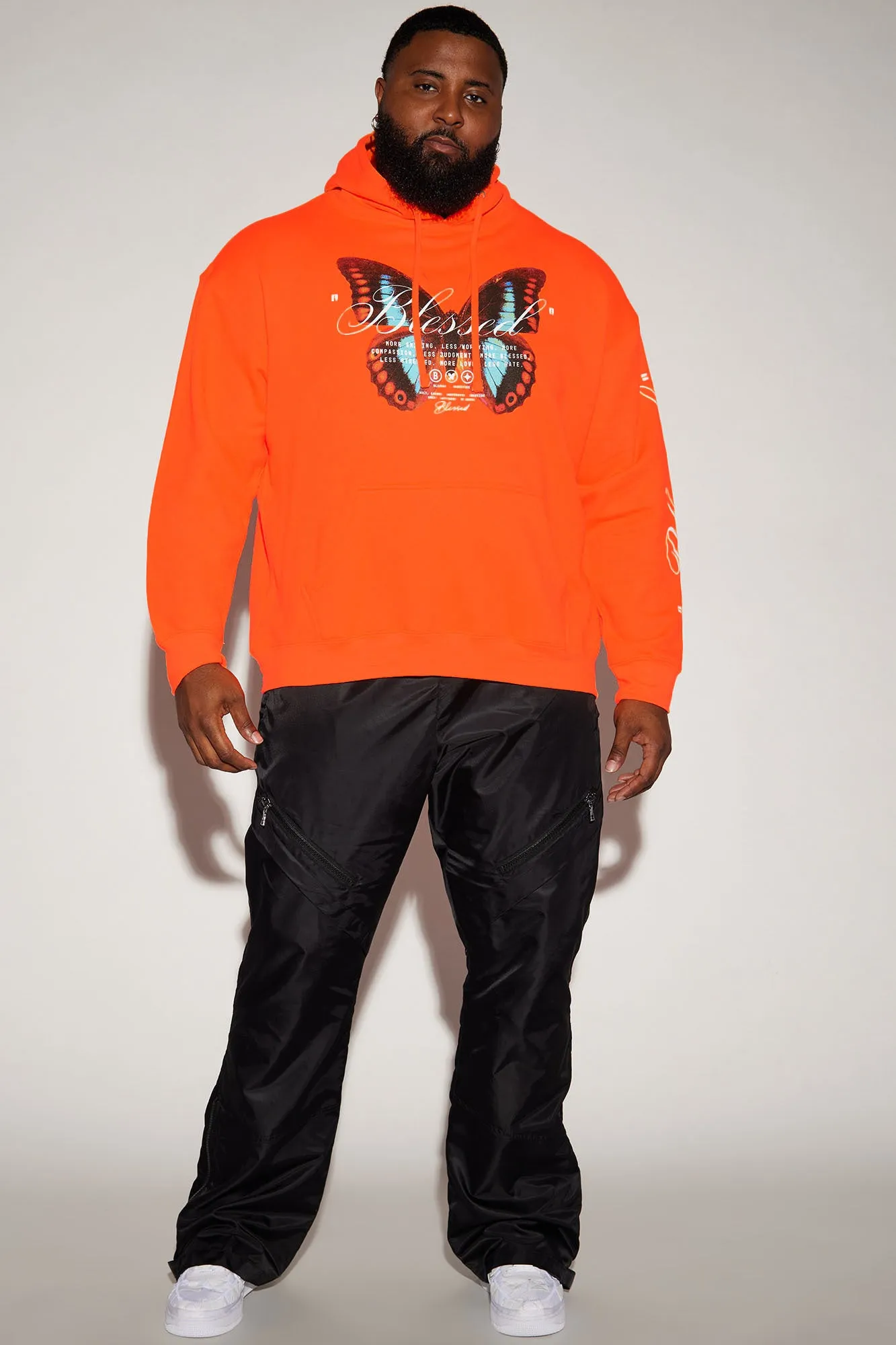 Blessed Butterfly Hoodie - Orange