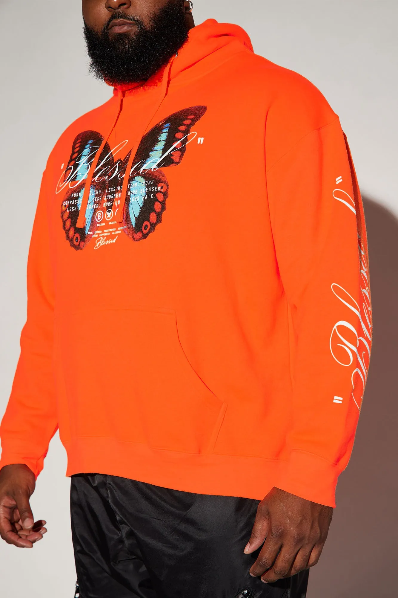 Blessed Butterfly Hoodie - Orange