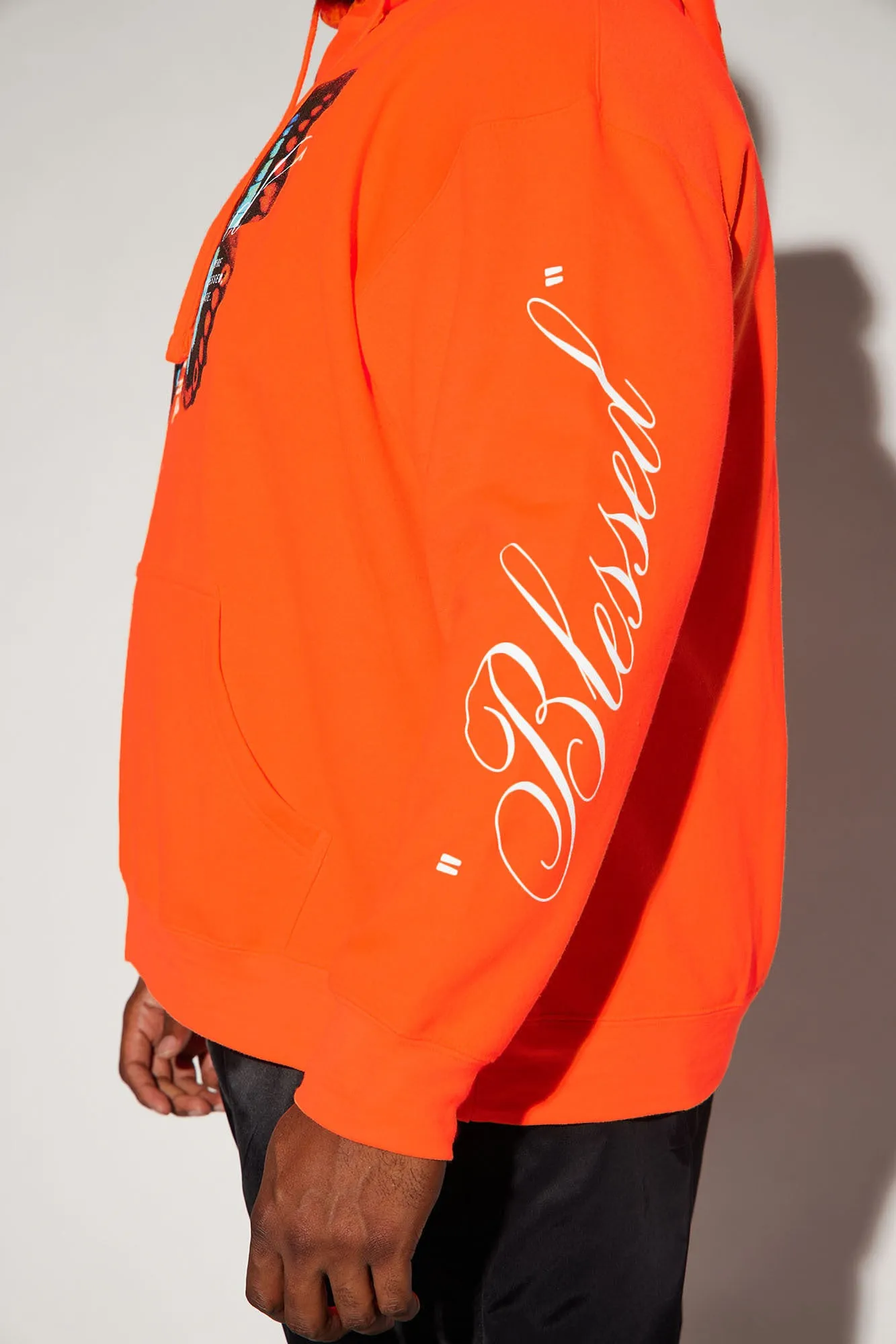 Blessed Butterfly Hoodie - Orange