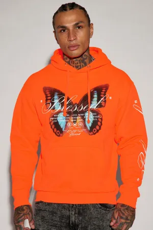 Blessed Butterfly Hoodie - Orange