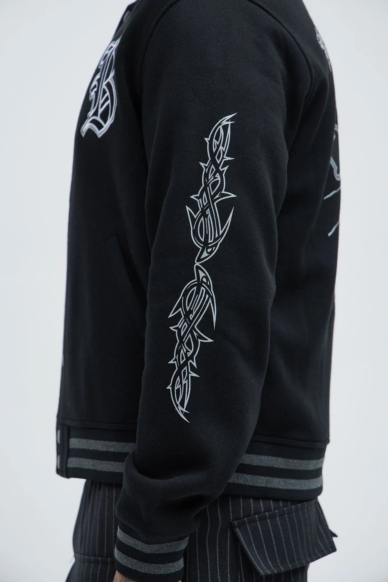 Blessed Varsity Jacket - Black