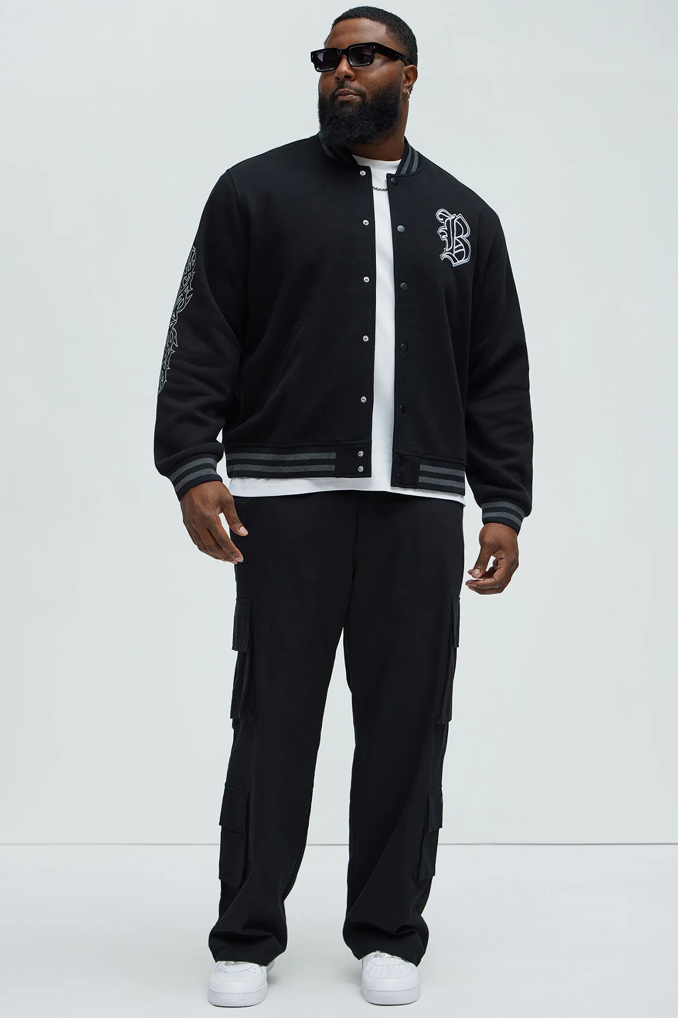 Blessed Varsity Jacket - Black