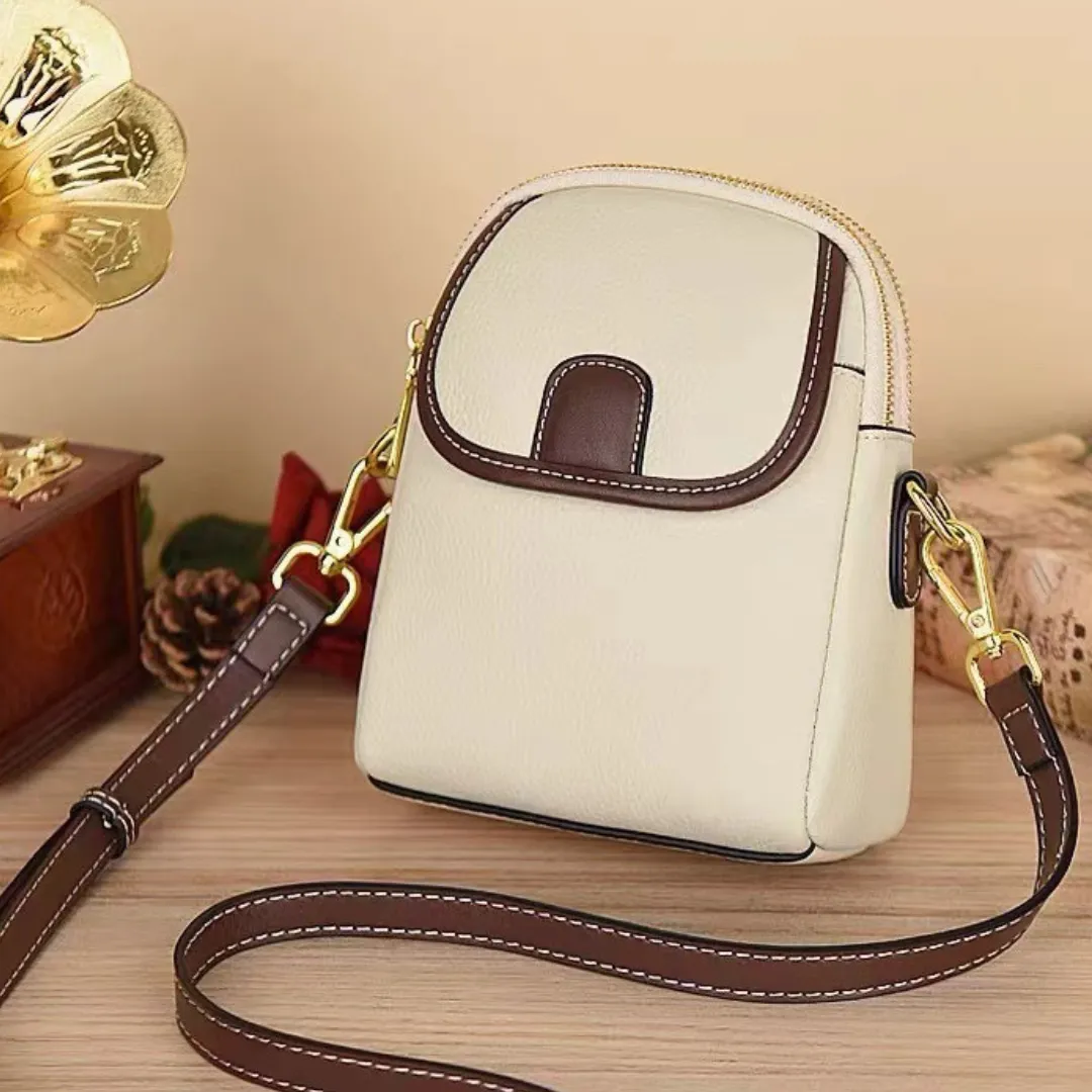 Bolsa Santorini Original: Feita em Couro