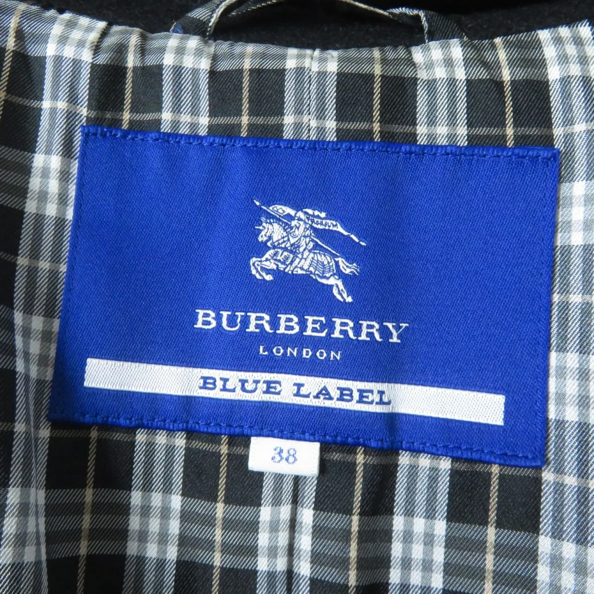 Burberry Blue Label Angora Rabbit Fur Coat