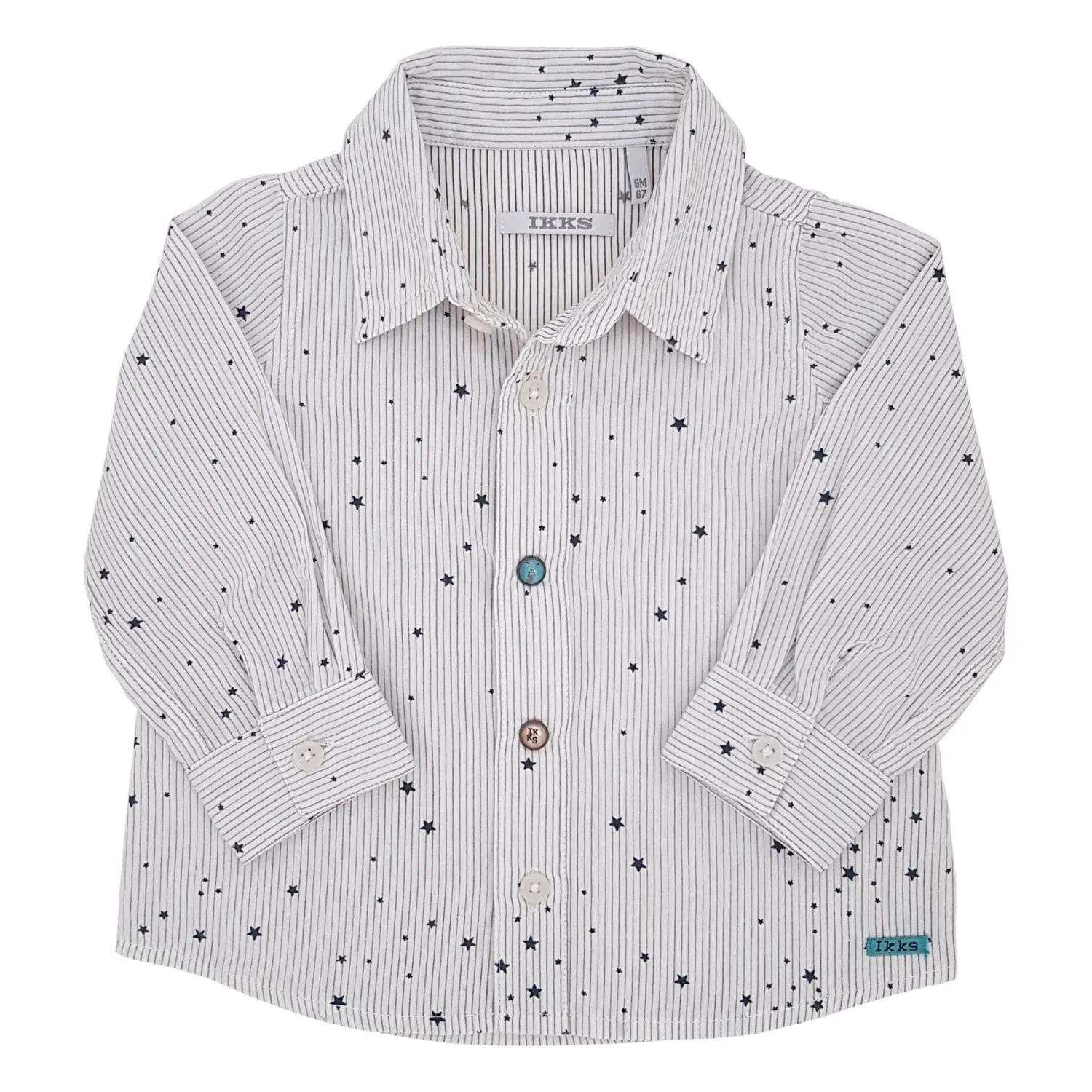 Chemise blanche imprimé étoiles