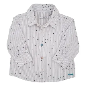 Chemise blanche imprimé étoiles
