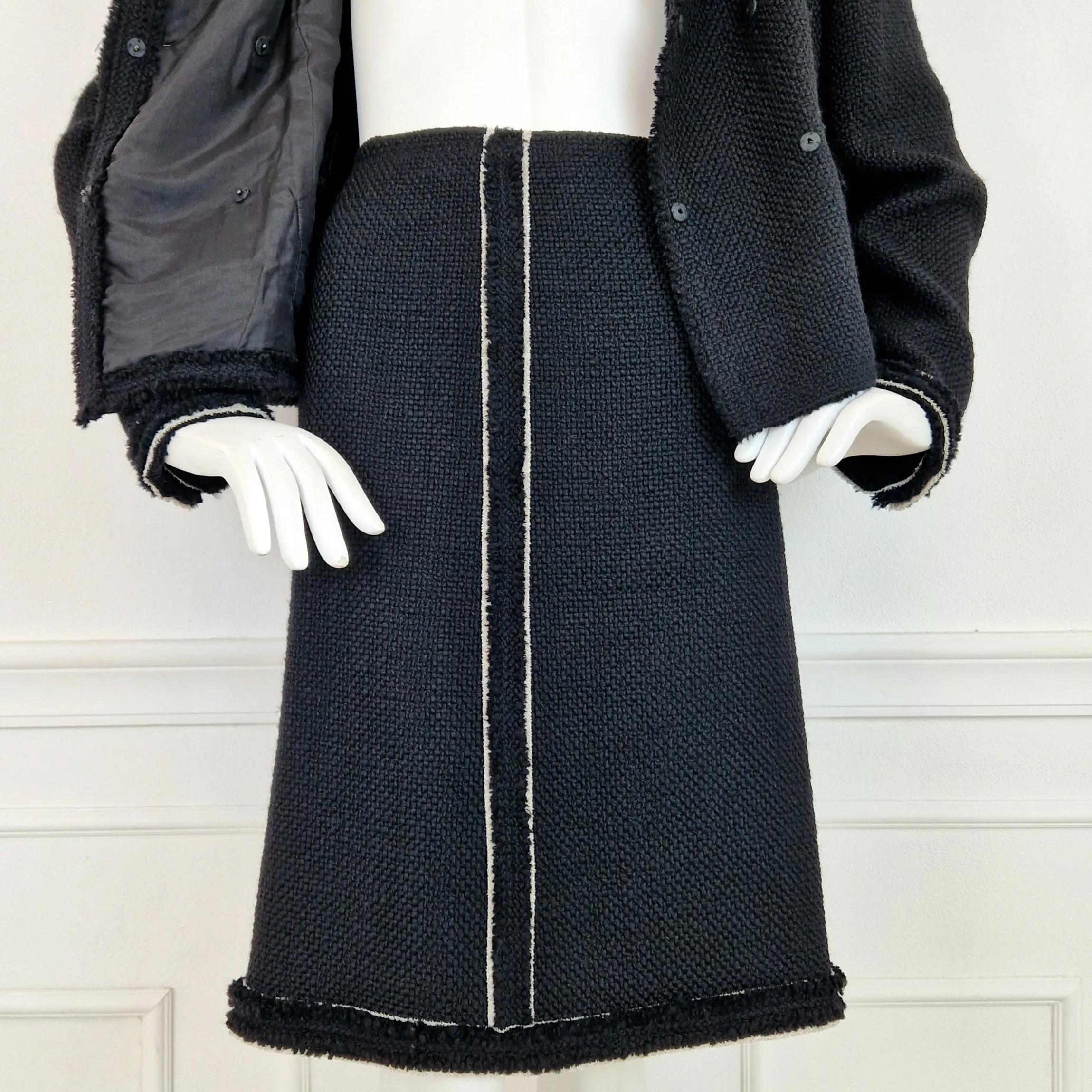 Completo tailleur Prada lana nero