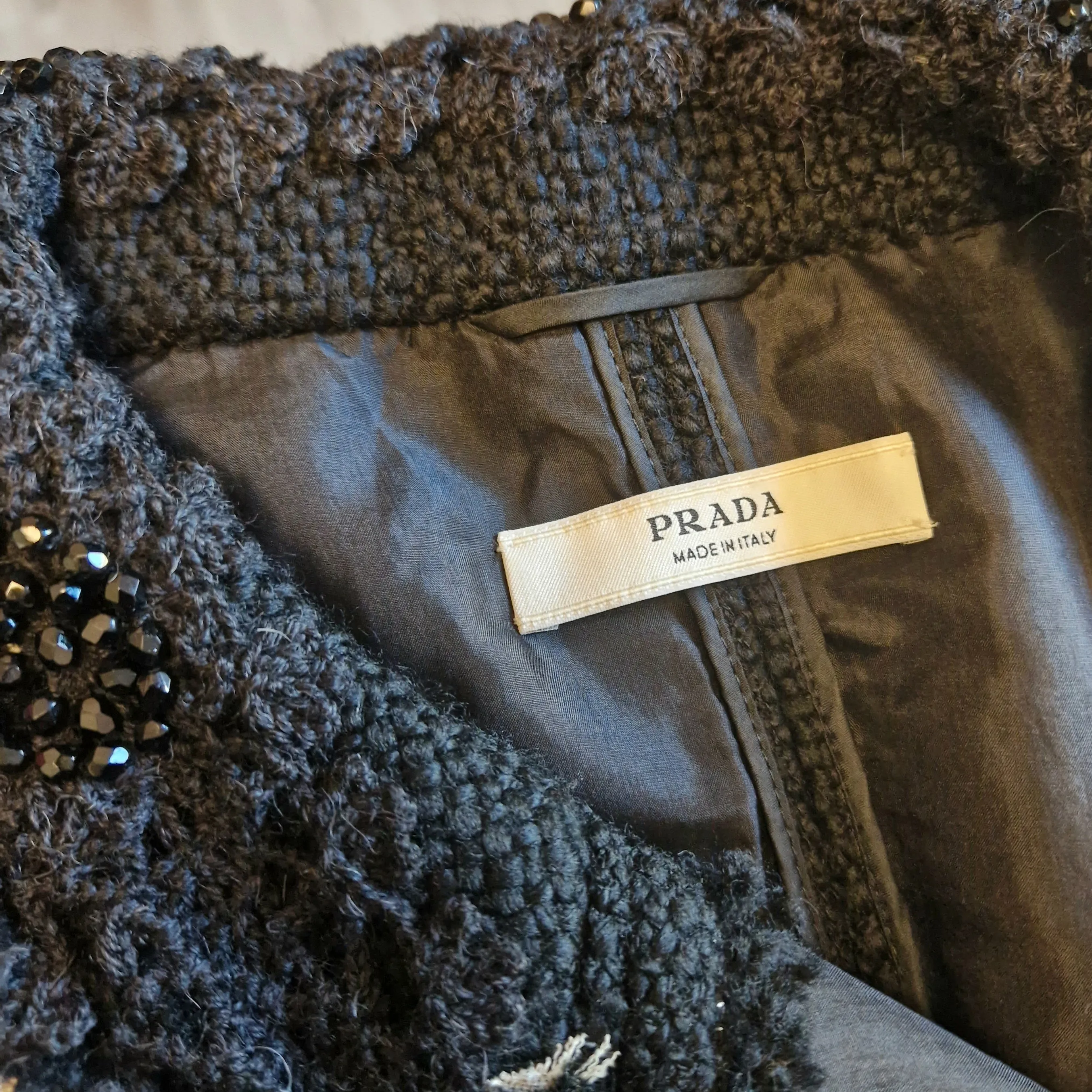 Completo tailleur Prada lana nero