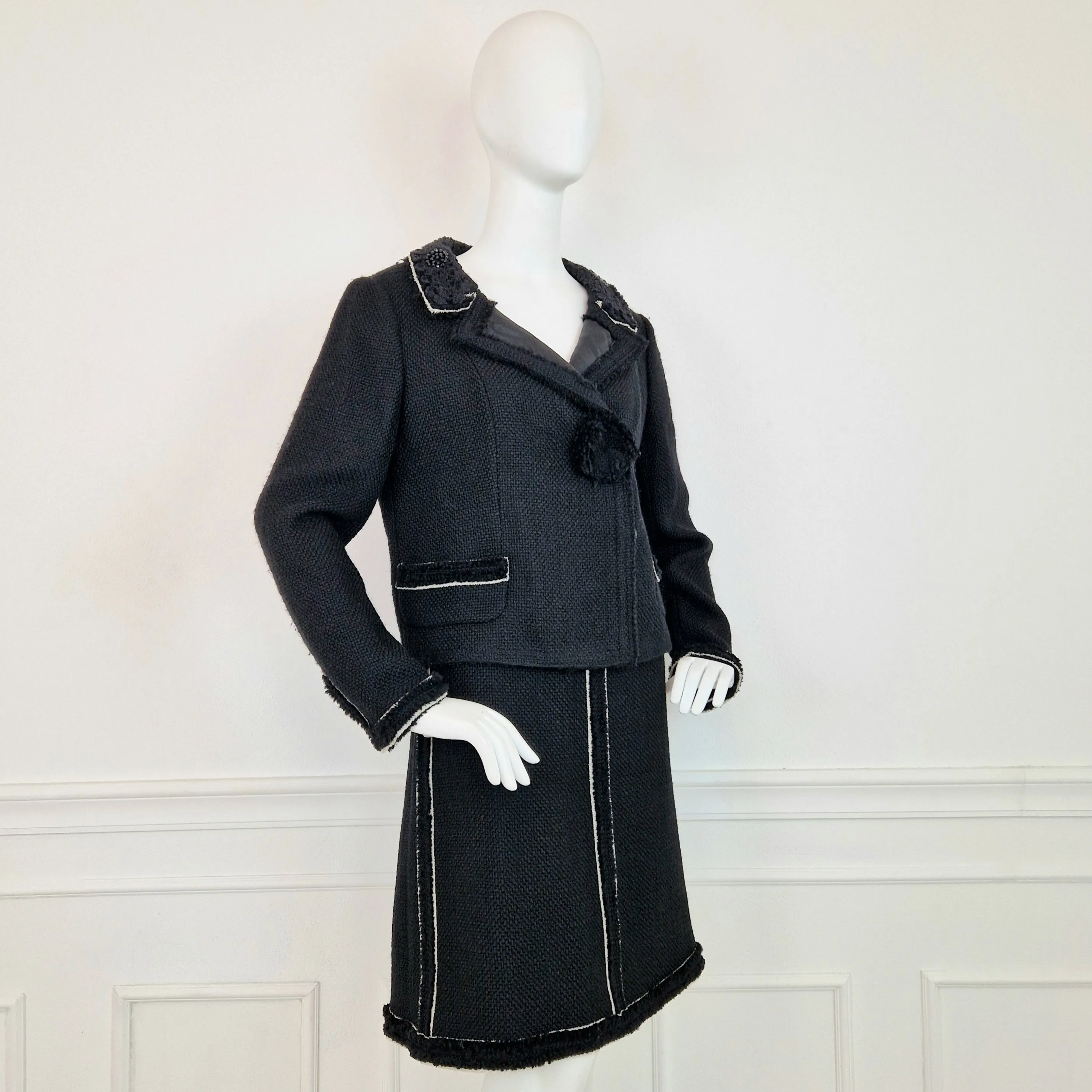 Completo tailleur Prada lana nero