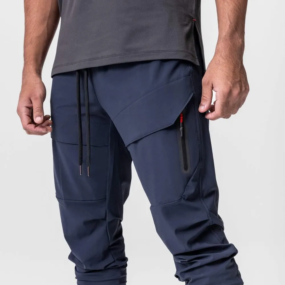 Dademeo Quick-Drying Hiking Pants Men's Slim Fit Straight Leg Drawstring Solid Training Pants Fitness Workout Joggers Pants