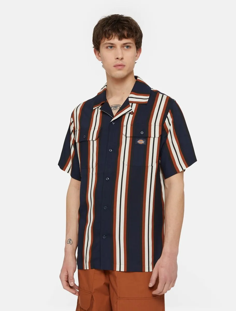 DICKIES FOREST SS SHIRT - Dark Navy Blue
