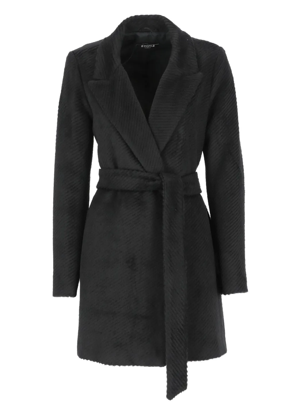 EMME MARELLA - Cappotto tessuto diagonale HODEIDA