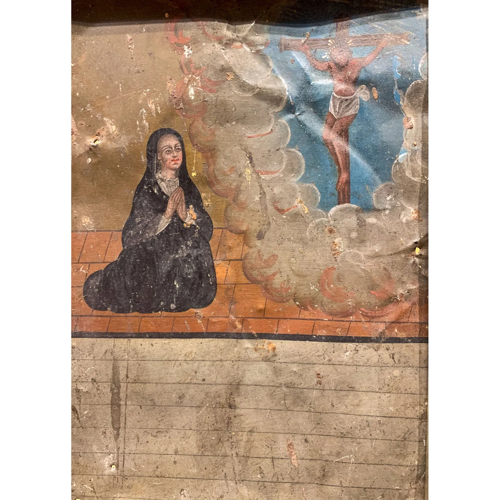 Ex Voto with Cristo Negro de Esquipulas / Black Christ of Esquipulas, Guatemala