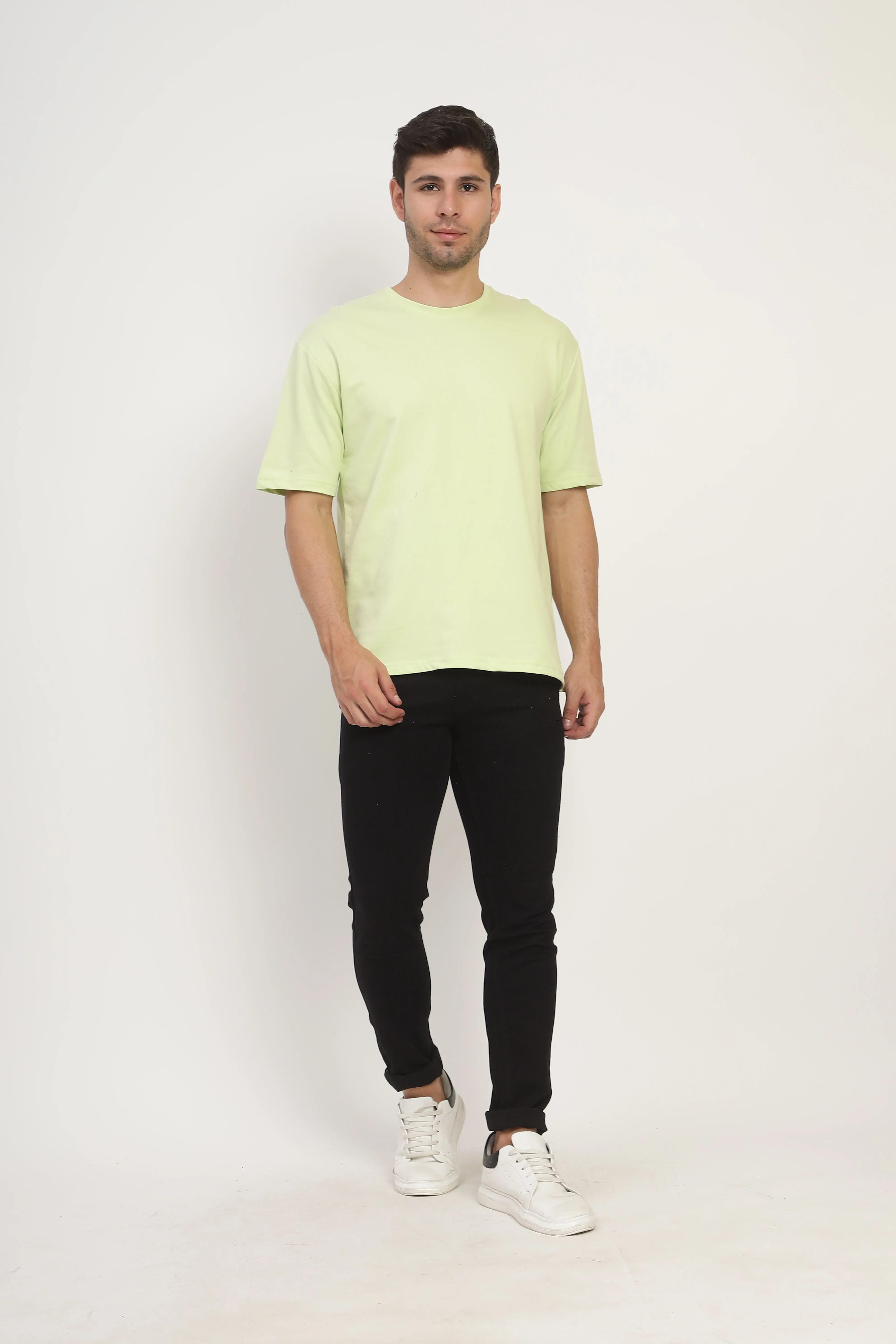 Heavyweight Oversize Solid T-Shirt Sage Green