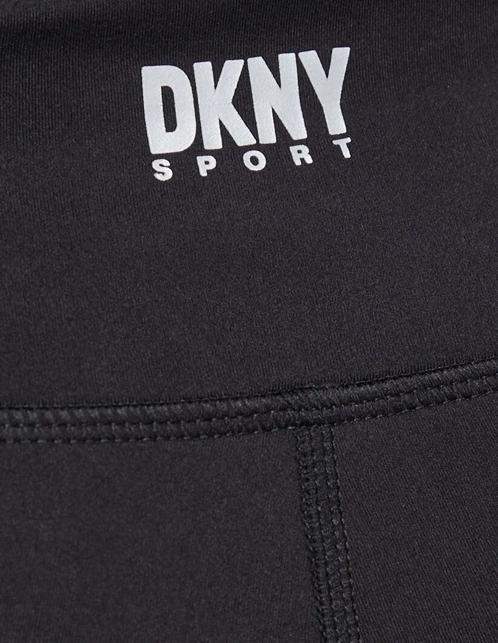 Leggings Donna Karan con Logo Negros Mujer
