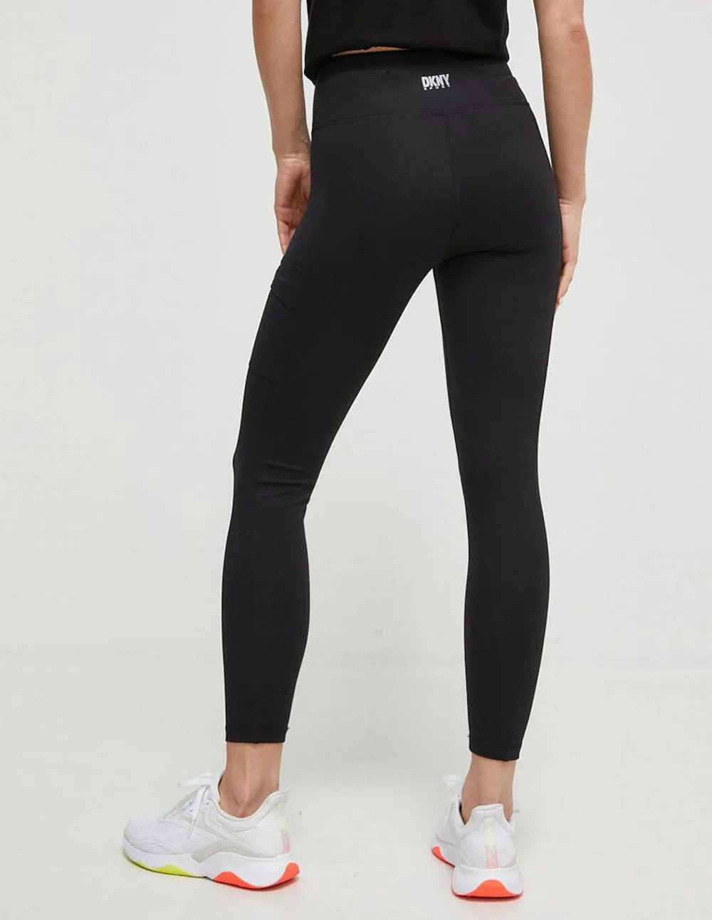 Leggings Donna Karan con Logo Negros Mujer