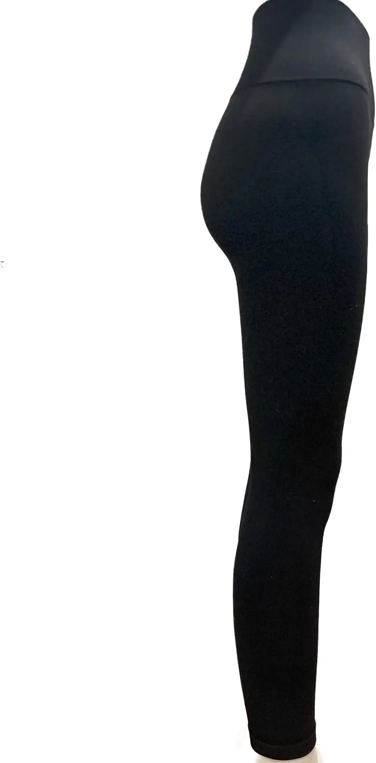 Leggings for Women - Buttery Soft High Waited Yoga Pants, Tummy Control, Workout & Gym - Seamless Black Leggings