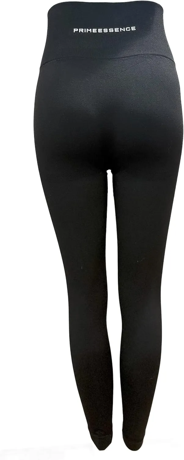 Leggings for Women - Buttery Soft High Waited Yoga Pants, Tummy Control, Workout & Gym - Seamless Black Leggings