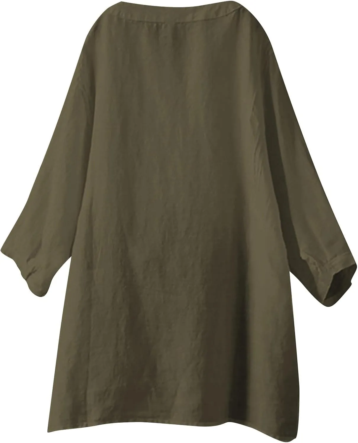 Linen Tops for Women Button Down Sleeveless V Neck Loose Fit Shirts Summer Casual Plus Size Lightweight Blouses