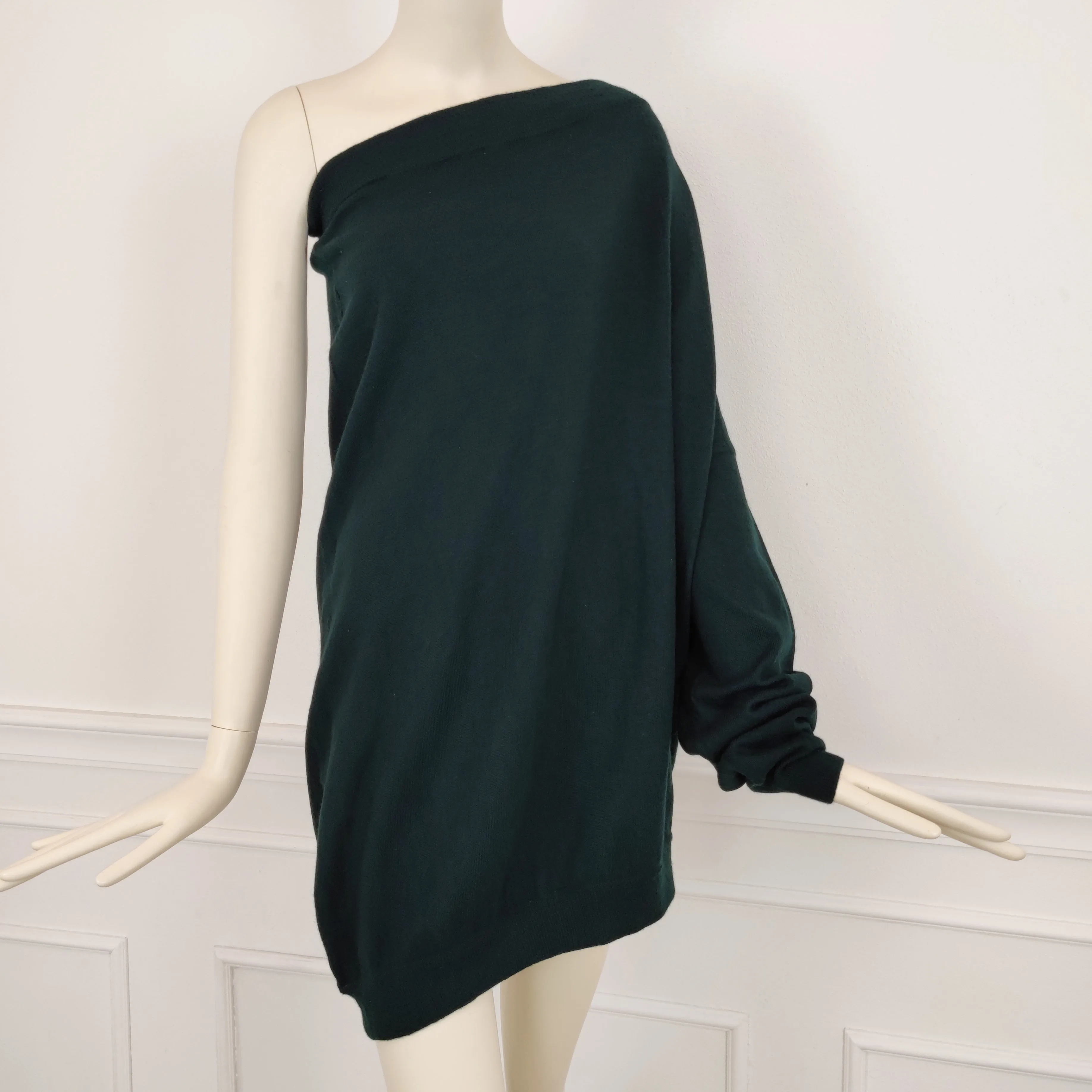 Maglione - abito monospalla Romeo Gigli 1990