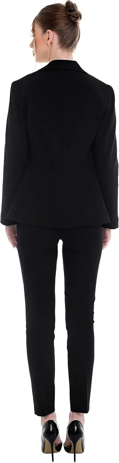 Marycrafts Women's Pant Suits Set  Professional Business Suiting Blazer and Pants 2 Piece Outfit