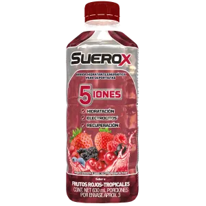 Suerox Frutos Rojos Suero Botella 630 ml GENOMMA LAB