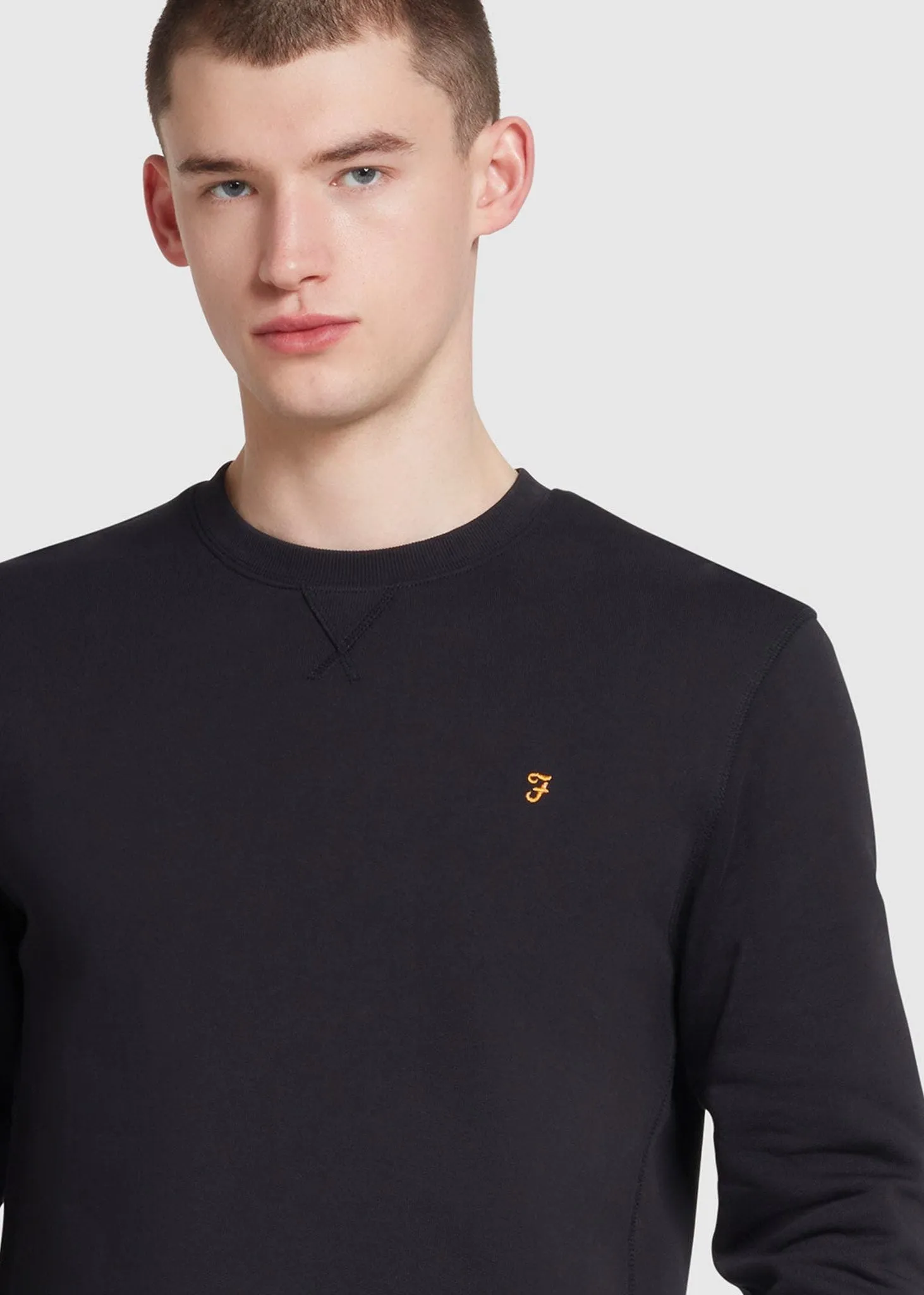 Sweatshirt tim new crew - black