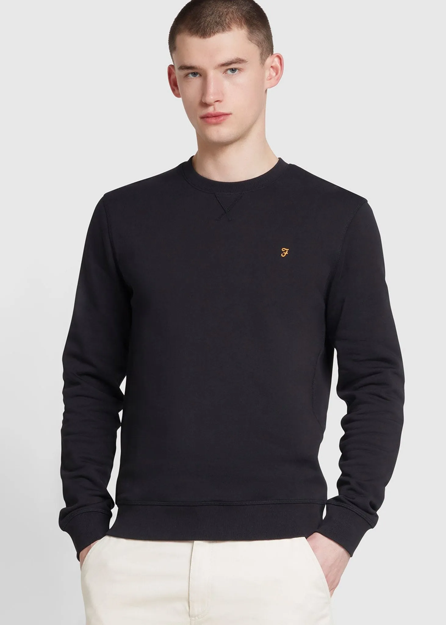 Sweatshirt tim new crew - black