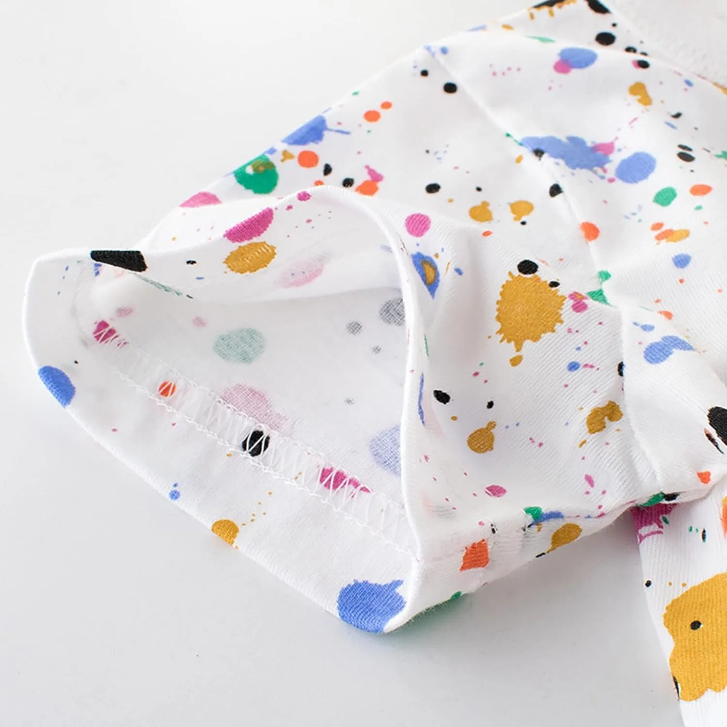 Teens Boys Girls Shirts 3D Print Colorful Design Graphic Tee Shirt Short Sleeve Cotton Tie Dye Top for Kids Tee Teen
