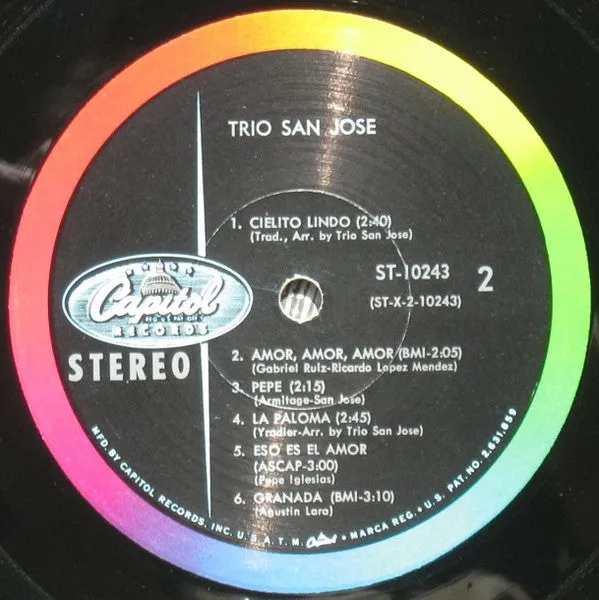 Trio San José - Trio San José (LP, Album) (VG )