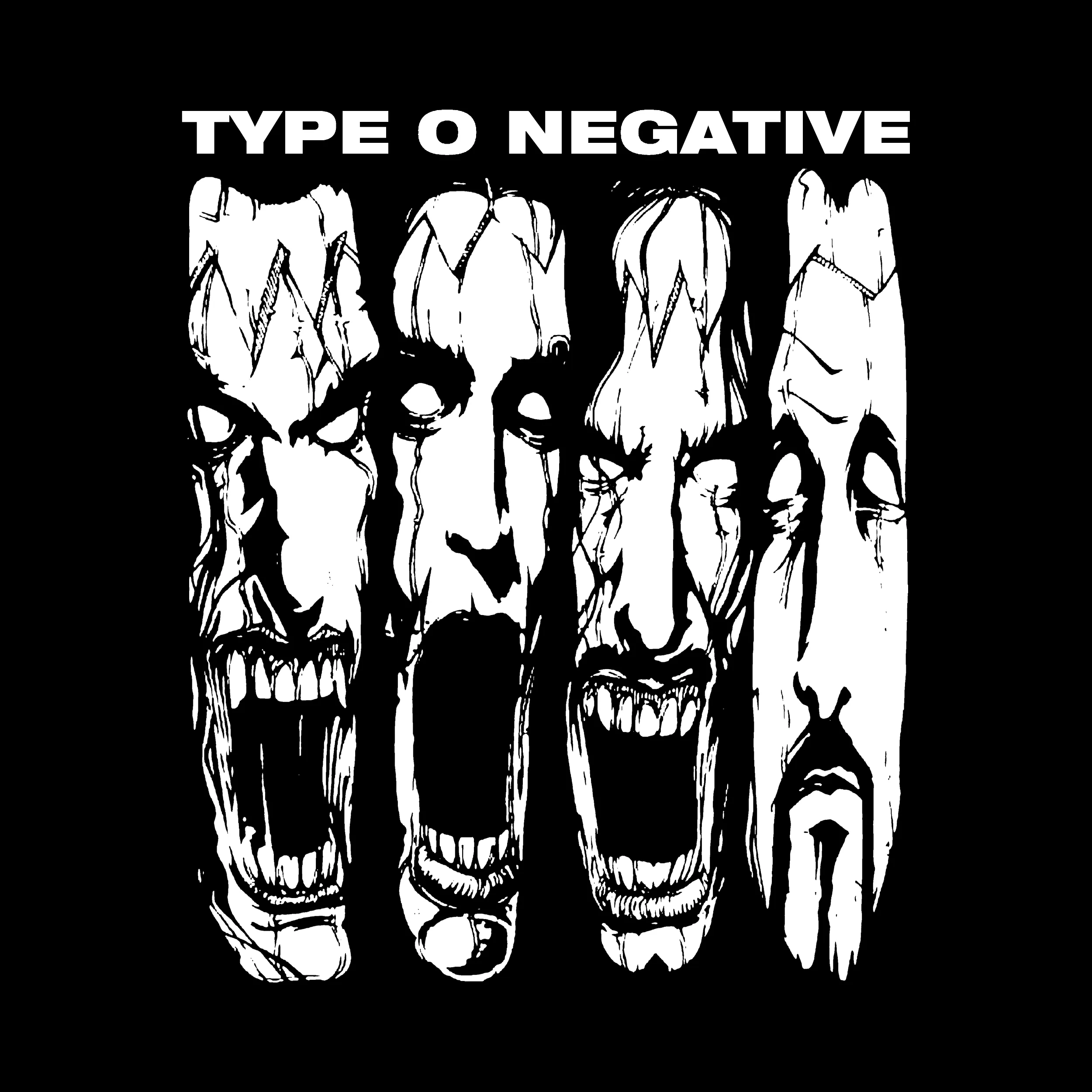 Type O Negative Faces Slim Fit Tee
