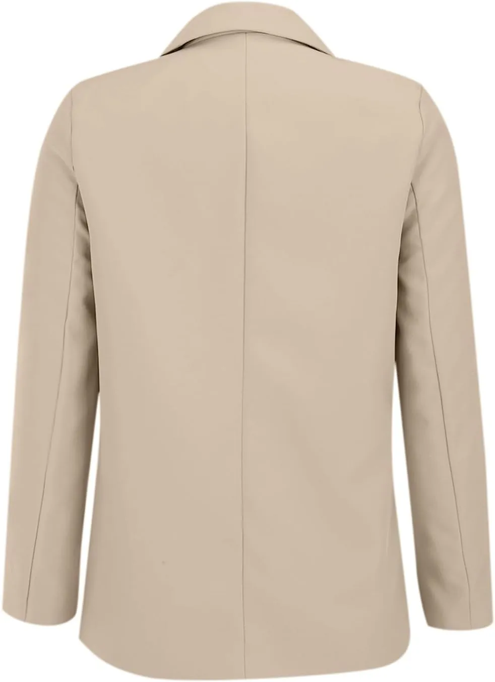 Womens Business Casual Blazer Summer Fall Cardigan Lapel Button Down Solid Suit Jacket Office Work Clothes 2025