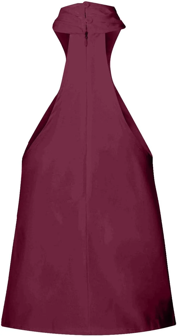 Women's Criss Cross Halter Tank Tops Sleeveless Wrap Summer Blouse Dressy Elegant Casual Tee Shirts Sexy Blouses